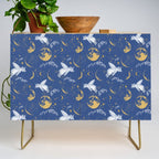 Celestial Pigs lunar blue Credenza Gallery Image 1