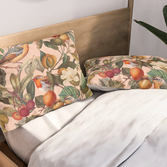 World of Birds VIII Pillow Sham Gallery Image 2