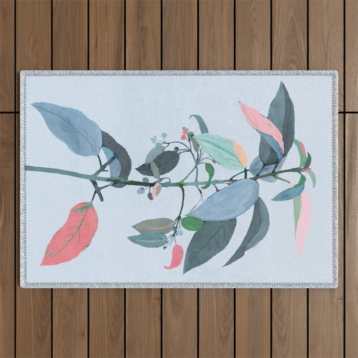minimal plant 38 Outdoor Rug Gallery Image 1