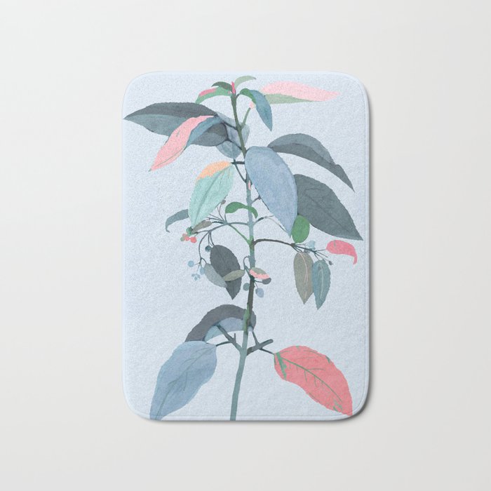 minimal plant 38 Bath Mat Gallery Image 1