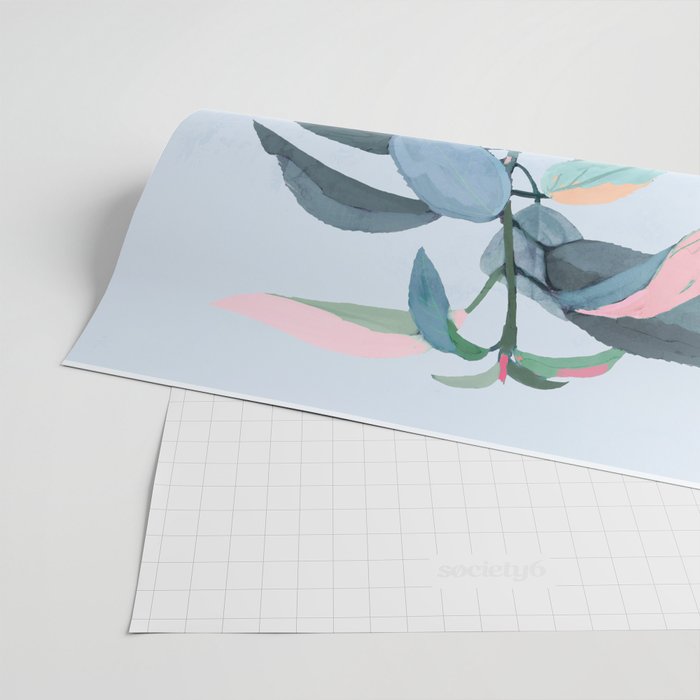 minimal plant 38 Wrapping Paper Gallery Image 2