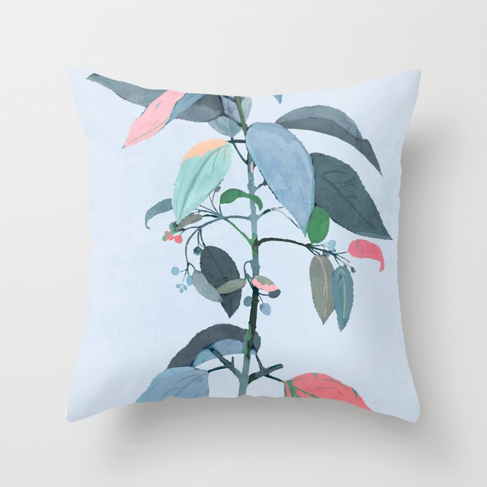 minimal plant 38 Throw Pillow Gallery Image 6