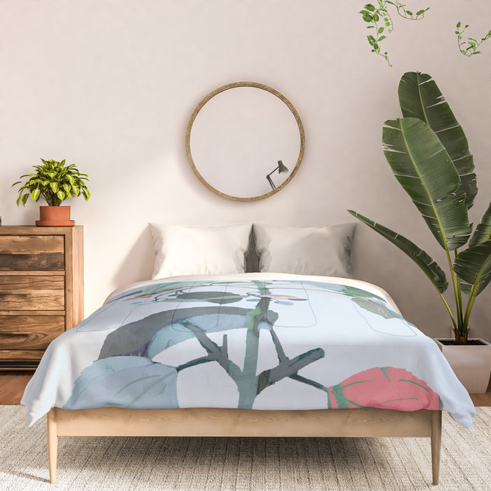 minimal plant 38 Comforter Gallery Image 3