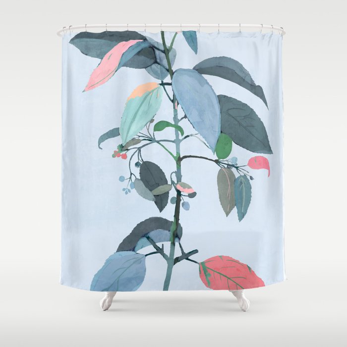 minimal plant 38 Shower Curtain Gallery Image 1