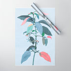 minimal plant 38 Wrapping Paper Gallery Image 1