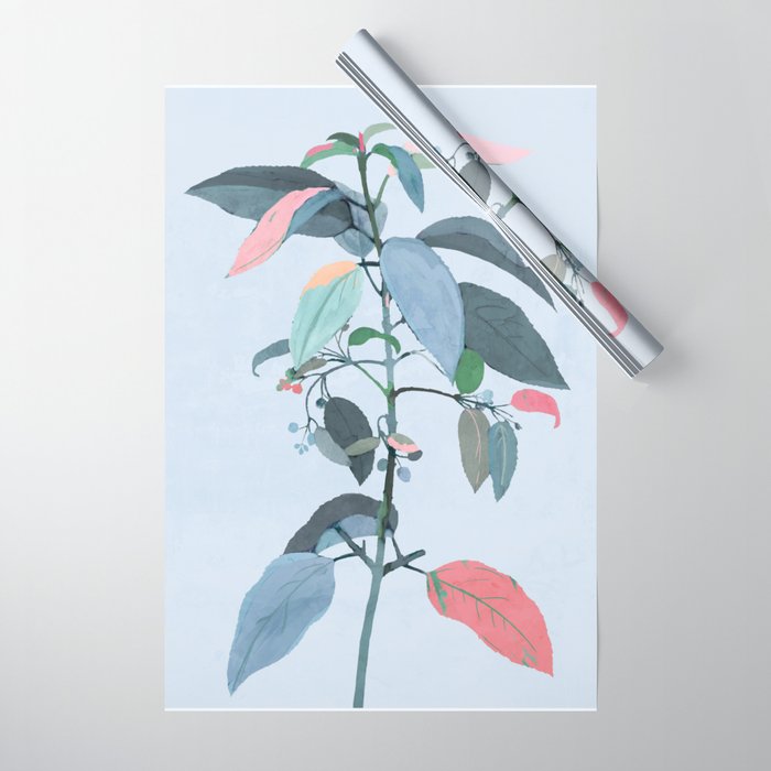 minimal plant 38 Wrapping Paper Gallery Image 1