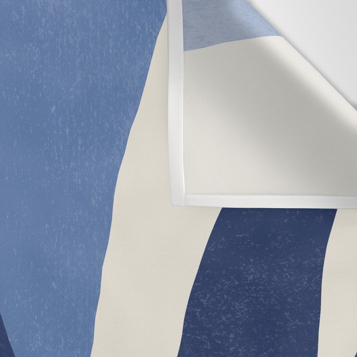 Leaves Minimalism - Blue Navy Wall Tapestry Gallery Image 3