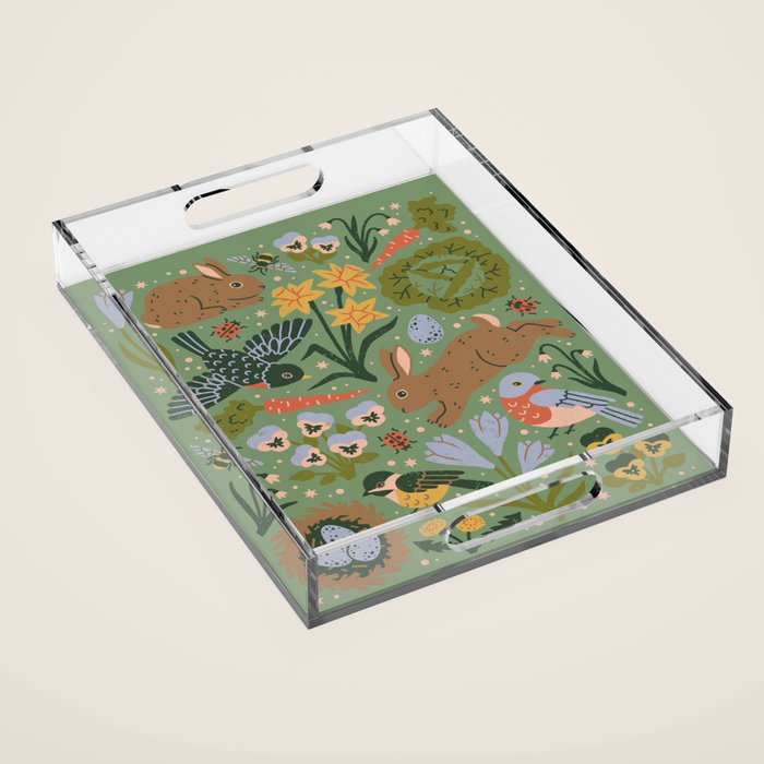 Springtime Acrylic Tray Gallery Image 1