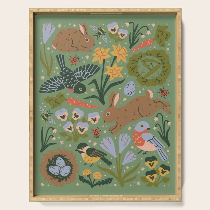 Springtime Serving Tray Gallery Image 1
