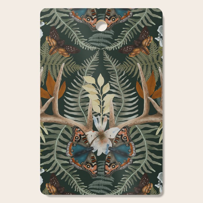 Whimsical Deer Antlers Cutting Board Gallery Image 1