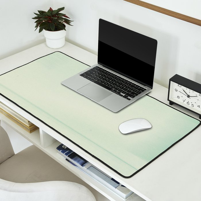 I Am Peaceful abstract photography water long exposure Desk Mat Gallery Image 2