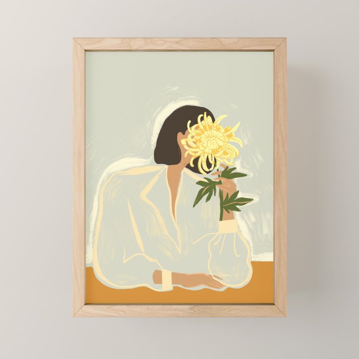 The Chrysanthemum Mini Art Print Gallery Image 1