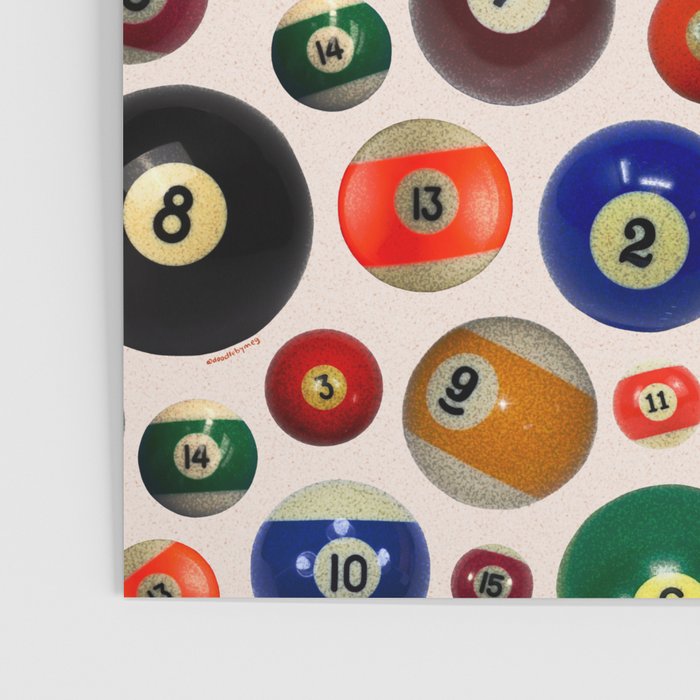 Pool Collage Print Poster Gallery Image 3