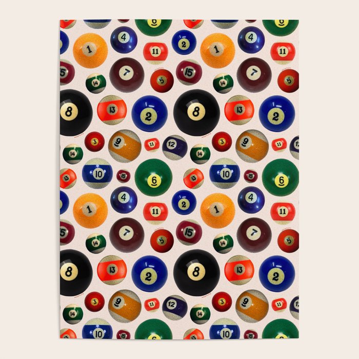 Pool Collage Print Poster Gallery Image 4