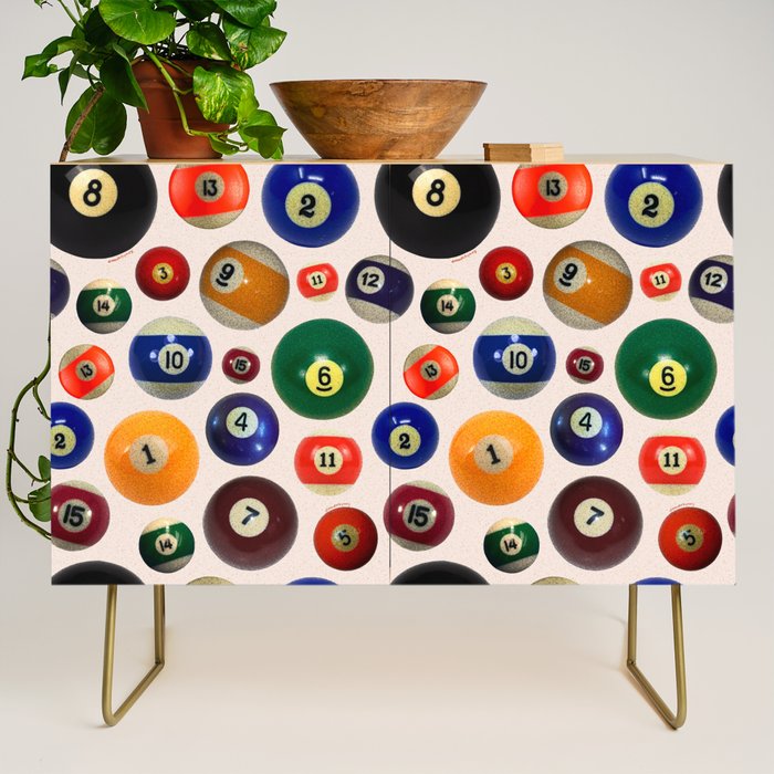 Pool Collage Print Credenza Gallery Image 1