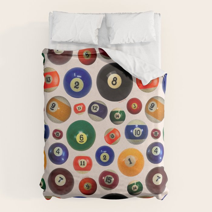 Pool Collage Print Duvet Cover Gallery Image 1
