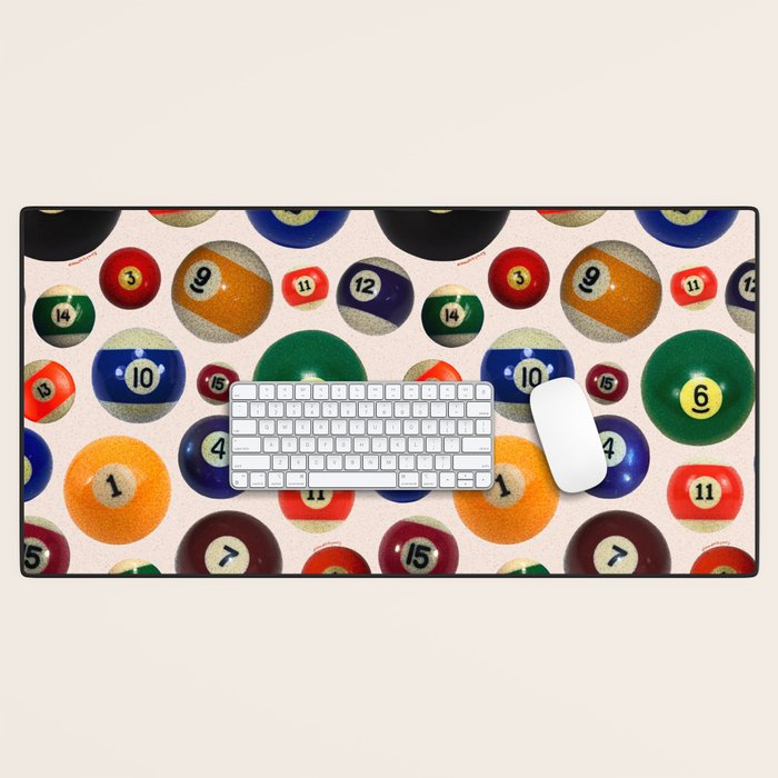 Pool Collage Print Desk Mat Gallery Image 1