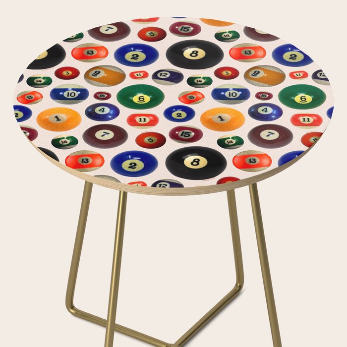 Pool Collage Print Side Table Gallery Image 2