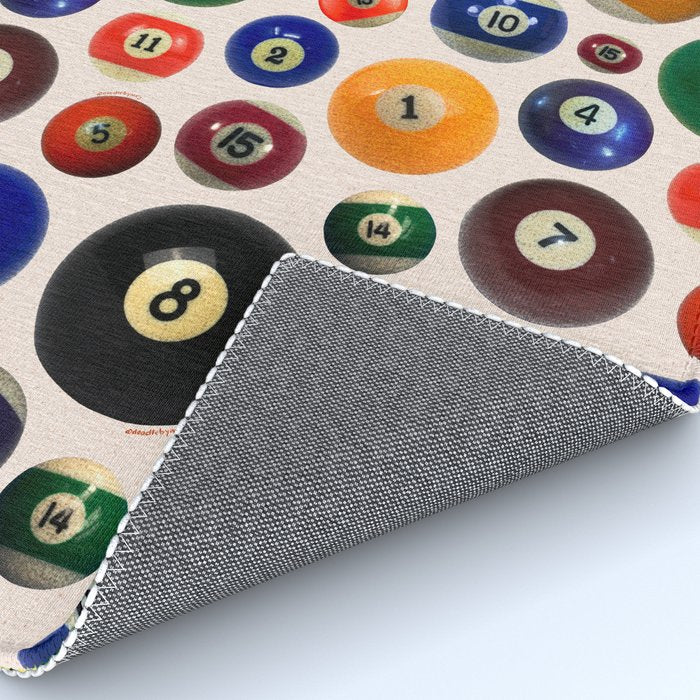 Pool Collage Print Rug Gallery Image 4