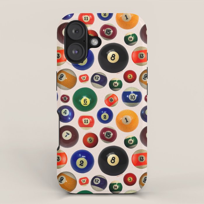 Pool Collage Print iPhone Case Gallery Image 1