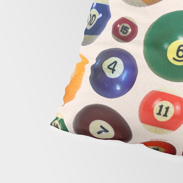 Pool Collage Print Pillow Sham Gallery Image 4