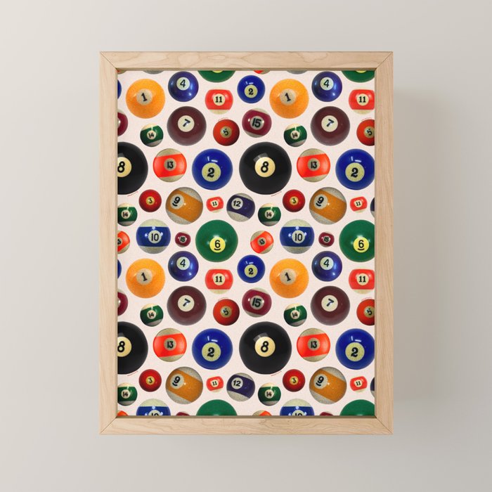 Pool Collage Print Mini Art Print Gallery Image 1