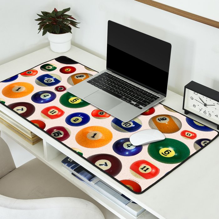 Pool Collage Print Desk Mat Gallery Image 2