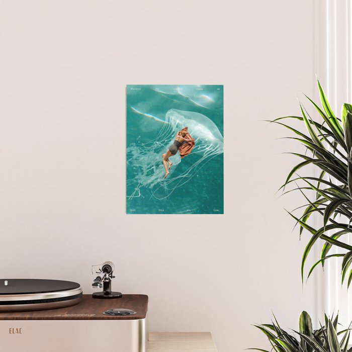 Wherever the current takes me (the jellyfish) Poster Gallery Image 2