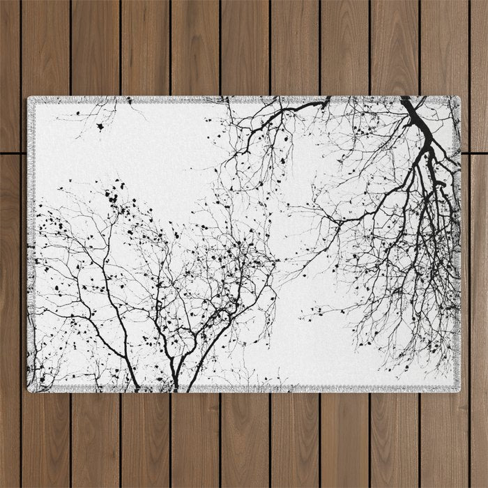 BLACK BRANCHES 2 Outdoor Rug Gallery Image 1