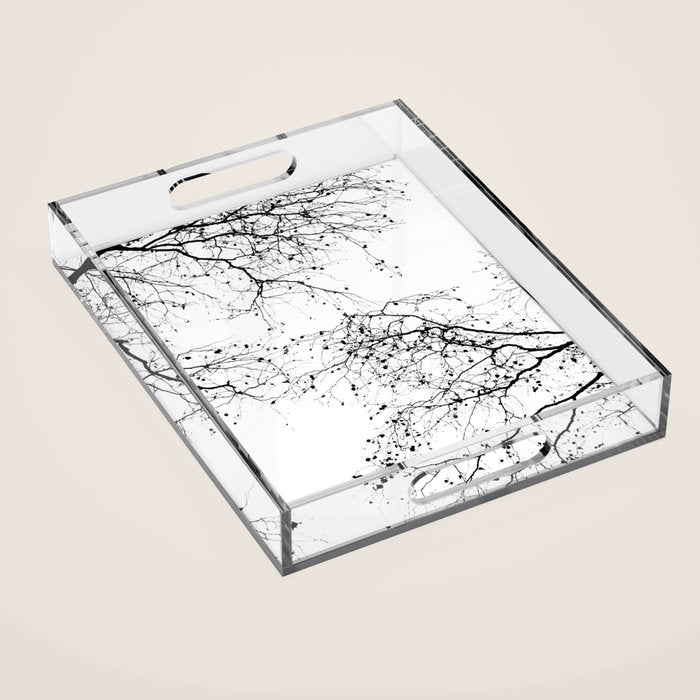 BLACK BRANCHES 2 Acrylic Tray Gallery Image 1