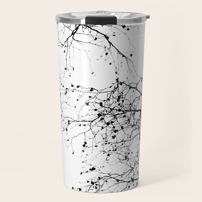 BLACK BRANCHES 2 Travel Mug Gallery Image 1