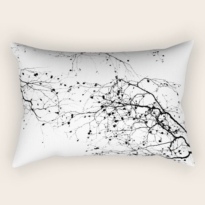 BLACK BRANCHES 2 Rectangular Pillow Gallery Image 1