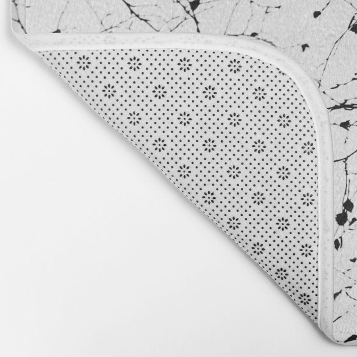 BLACK BRANCHES 2 Bath Mat Gallery Image 2