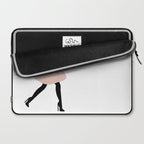 Bubble Coat Illustration by Sabina Fenn Laptop Sleeve Gallery Image 2