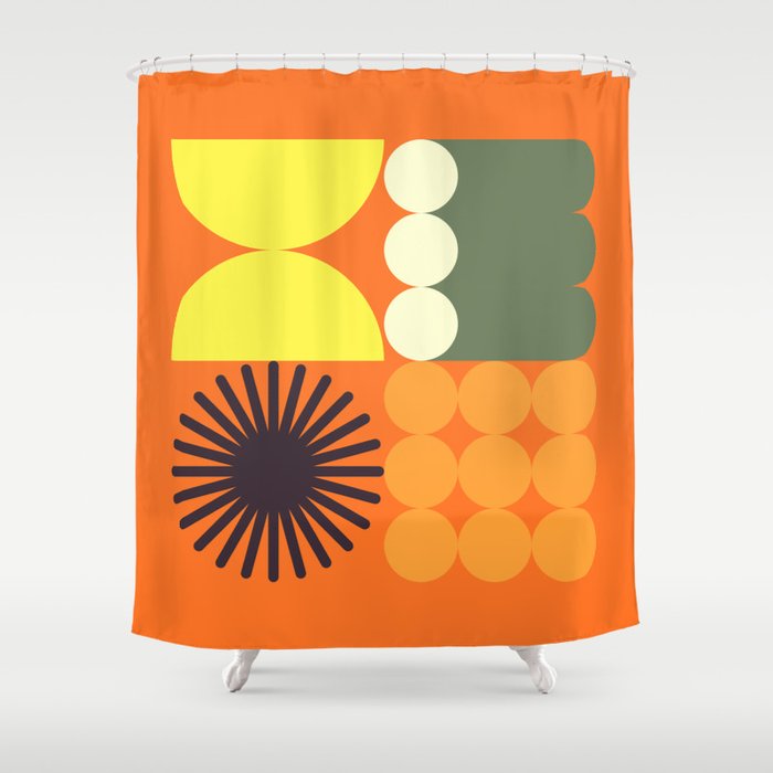 Retro 18C Shower Curtain Gallery Image 1