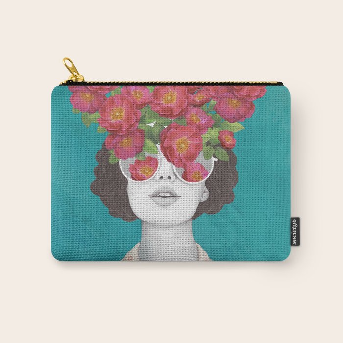 The optimist // rose tinted glasses Carry All Pouch Gallery Image 1