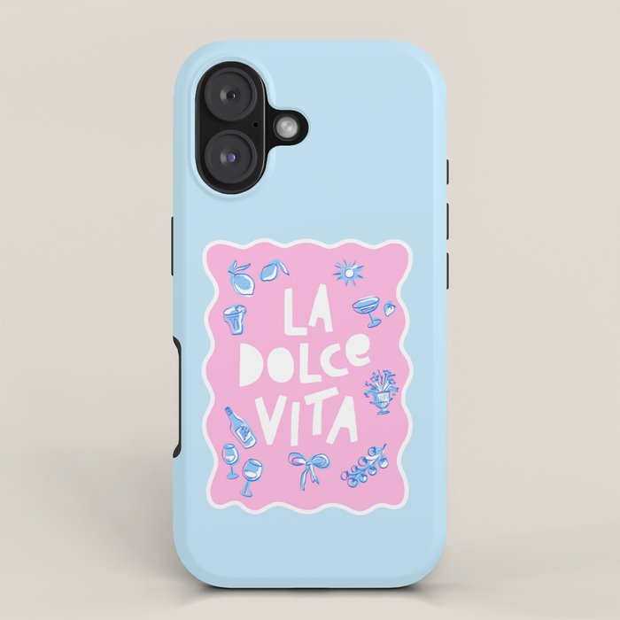 La Dolce Vita Summer Sketches Italian Style iPhone Case Gallery Image 1