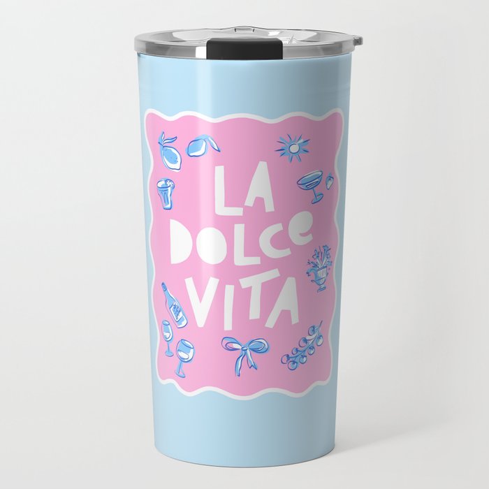 La Dolce Vita Summer Sketches Italian Style Travel Mug Gallery Image 1
