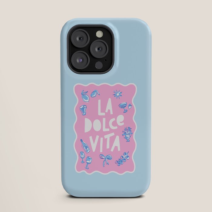 La Dolce Vita Summer Sketches Italian Style iPhone Case Gallery Image 19
