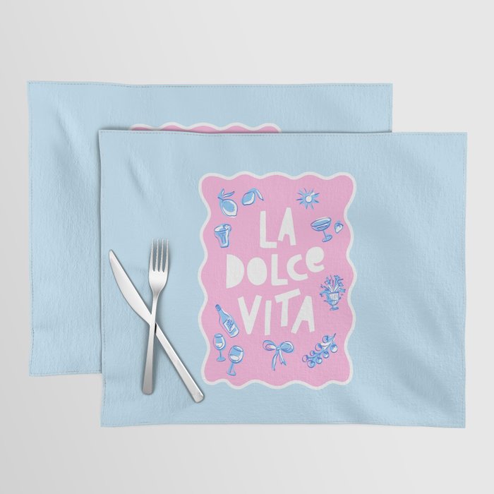 La Dolce Vita Summer Sketches Italian Style Placemat Gallery Image 1