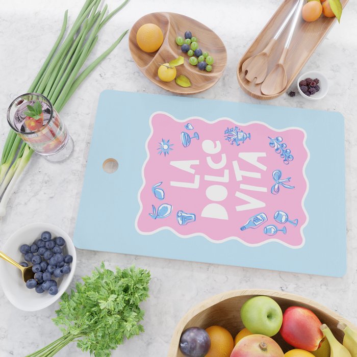 La Dolce Vita Summer Sketches Italian Style Cutting Board Gallery Image 2