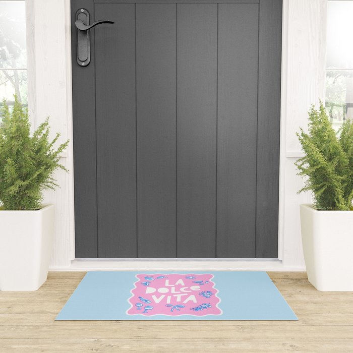 La Dolce Vita Summer Sketches Italian Style Welcome Mat Gallery Image 3