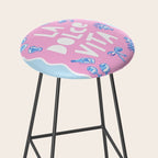 La Dolce Vita Summer Sketches Italian Style Stool Gallery Image 2
