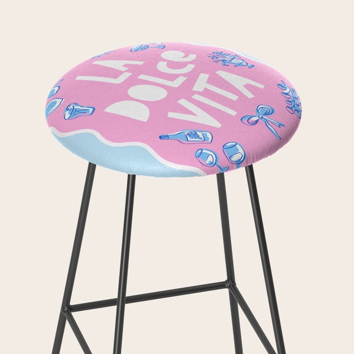 La Dolce Vita Summer Sketches Italian Style Stool Gallery Image 2