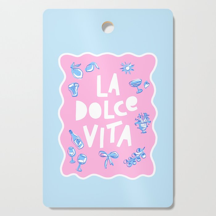 La Dolce Vita Summer Sketches Italian Style Cutting Board Gallery Image 1