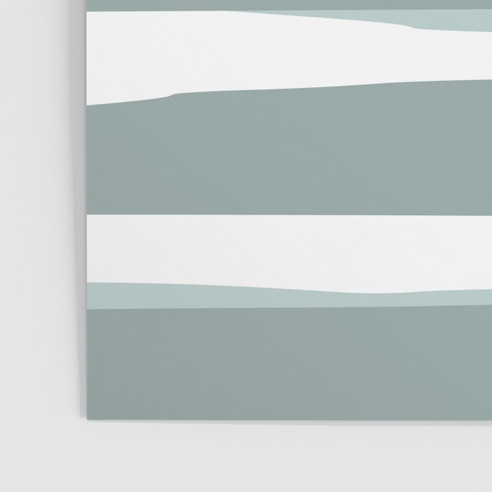 Festive, Abstract, Stripes Pattern, Pink, Green, White Poster Gallery Image 3