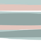 Festive, Abstract, Stripes Pattern, Pink, Green, White Coffee Mug Gallery Image 2