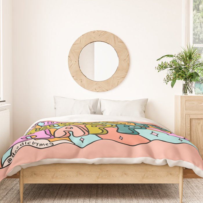 Do What Makes You Happy Duvet Cover Gallery Image 3