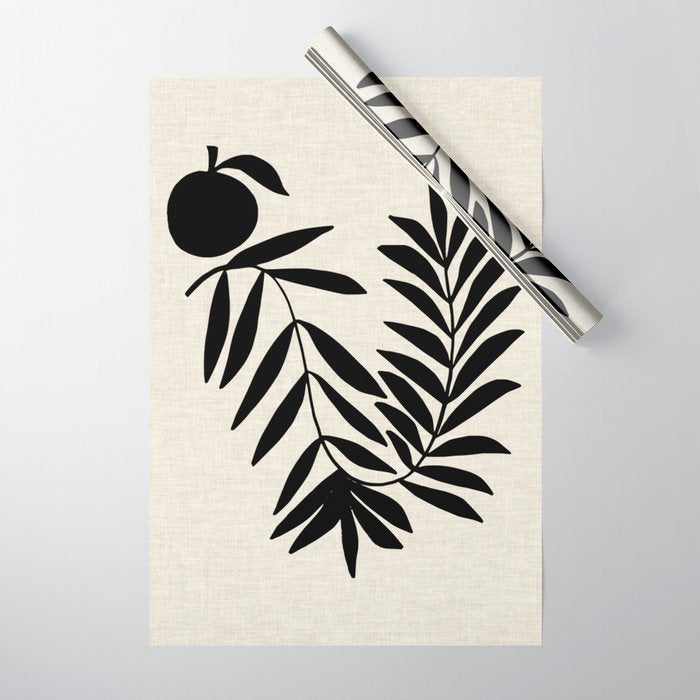 Citrus Vine Wrapping Paper Gallery Image 1
