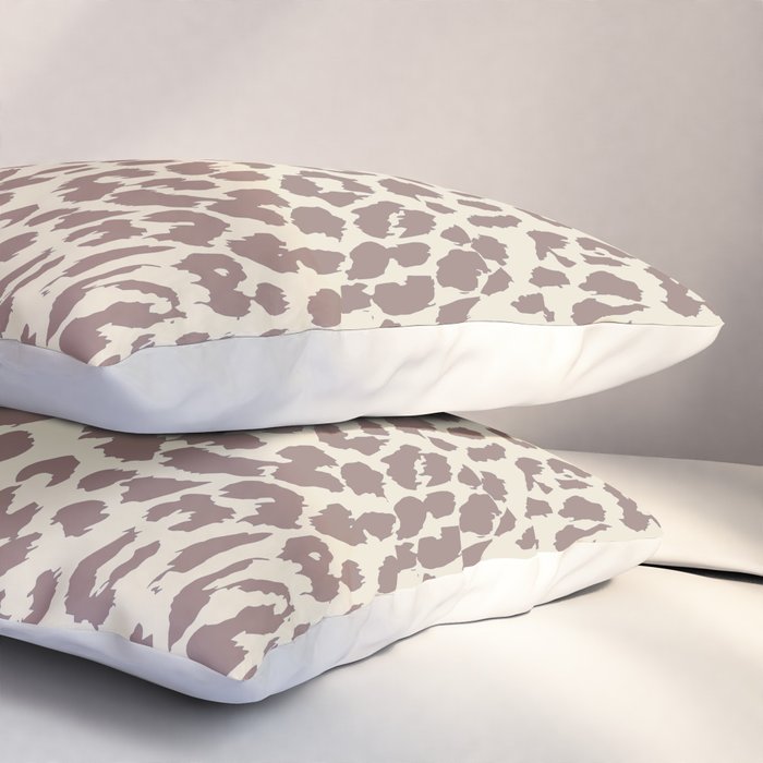 Light Tan Leopard Pillow Sham Gallery Image 3